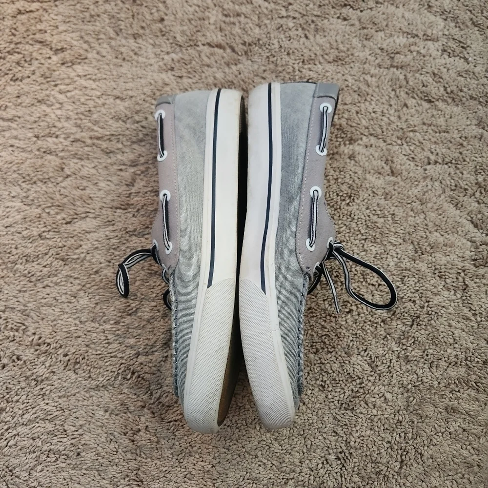 Tommy Hilfiger Boat Shoes Men's Gray Size 9